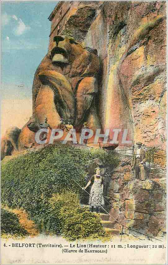 CPA Belfort Territoire Le Lion 