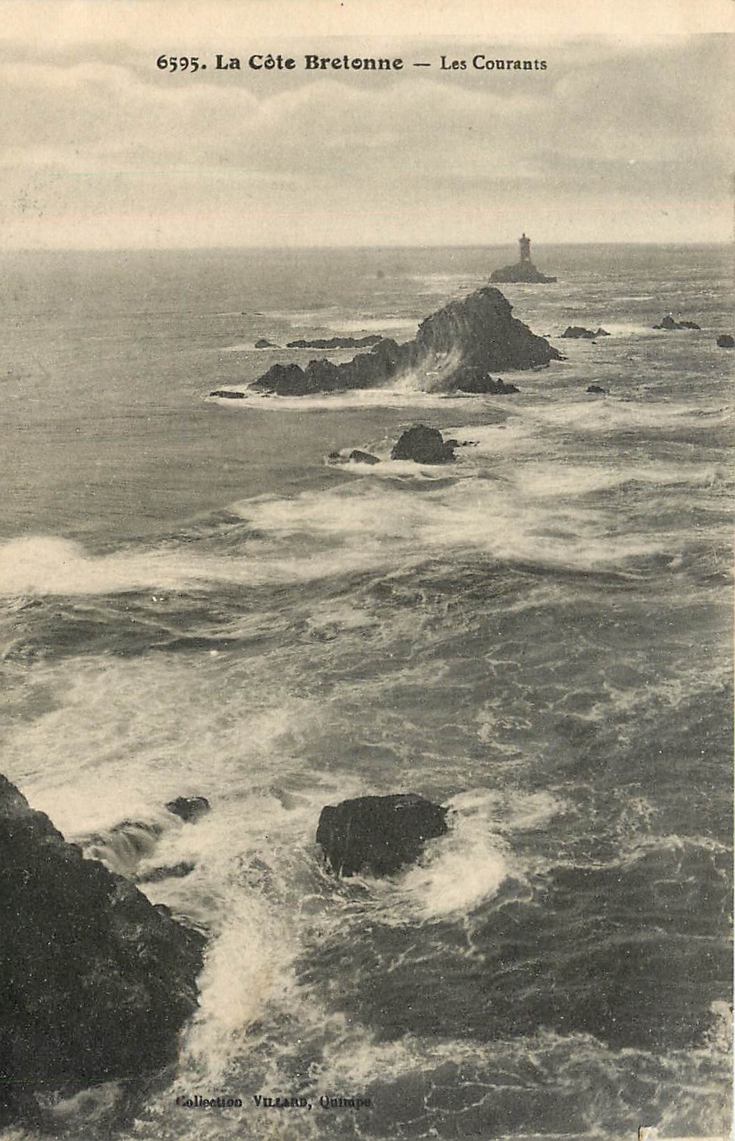CPA La Cote Bretonne Les Courants 