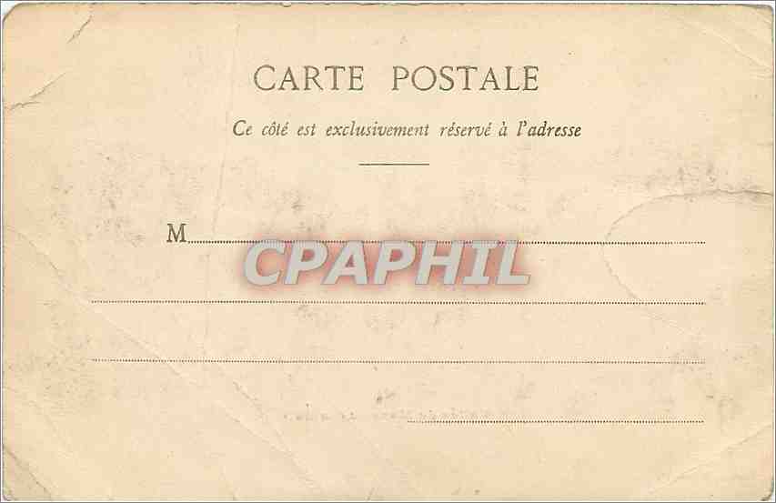 CPA L'Auvergne Vallee de Massiac Cantal  — Rückseite