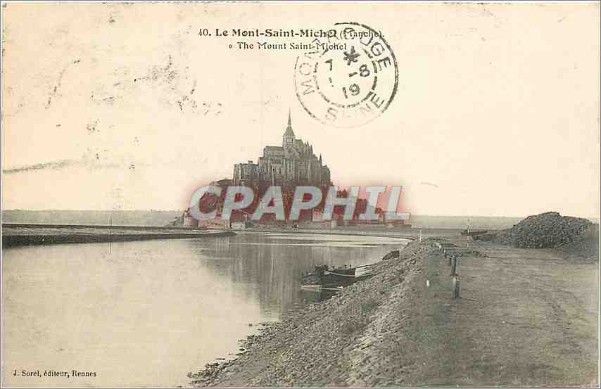 CPA Le Mont Saint Michel Manche 