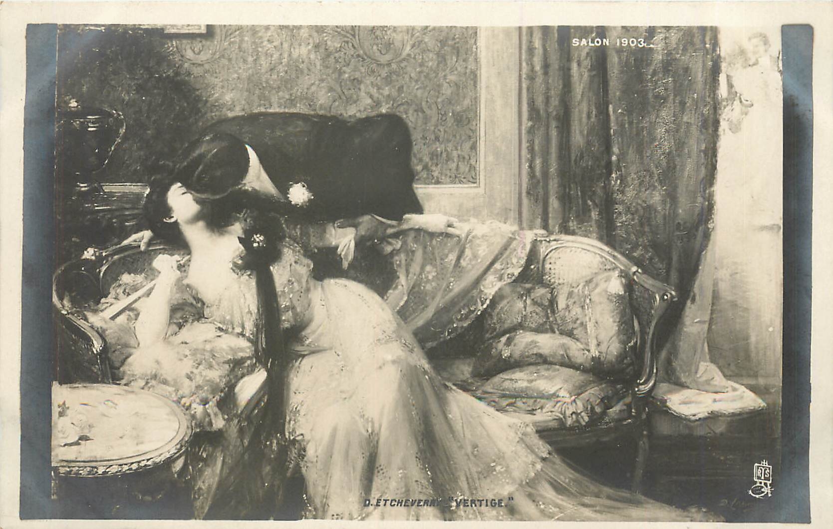 CPA Salon 1903 Etcheverry Vertige