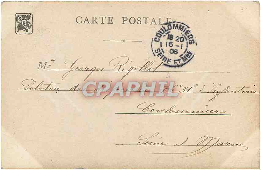 CPA Salon 1904 Franck Bail Interieur Normand — Verso