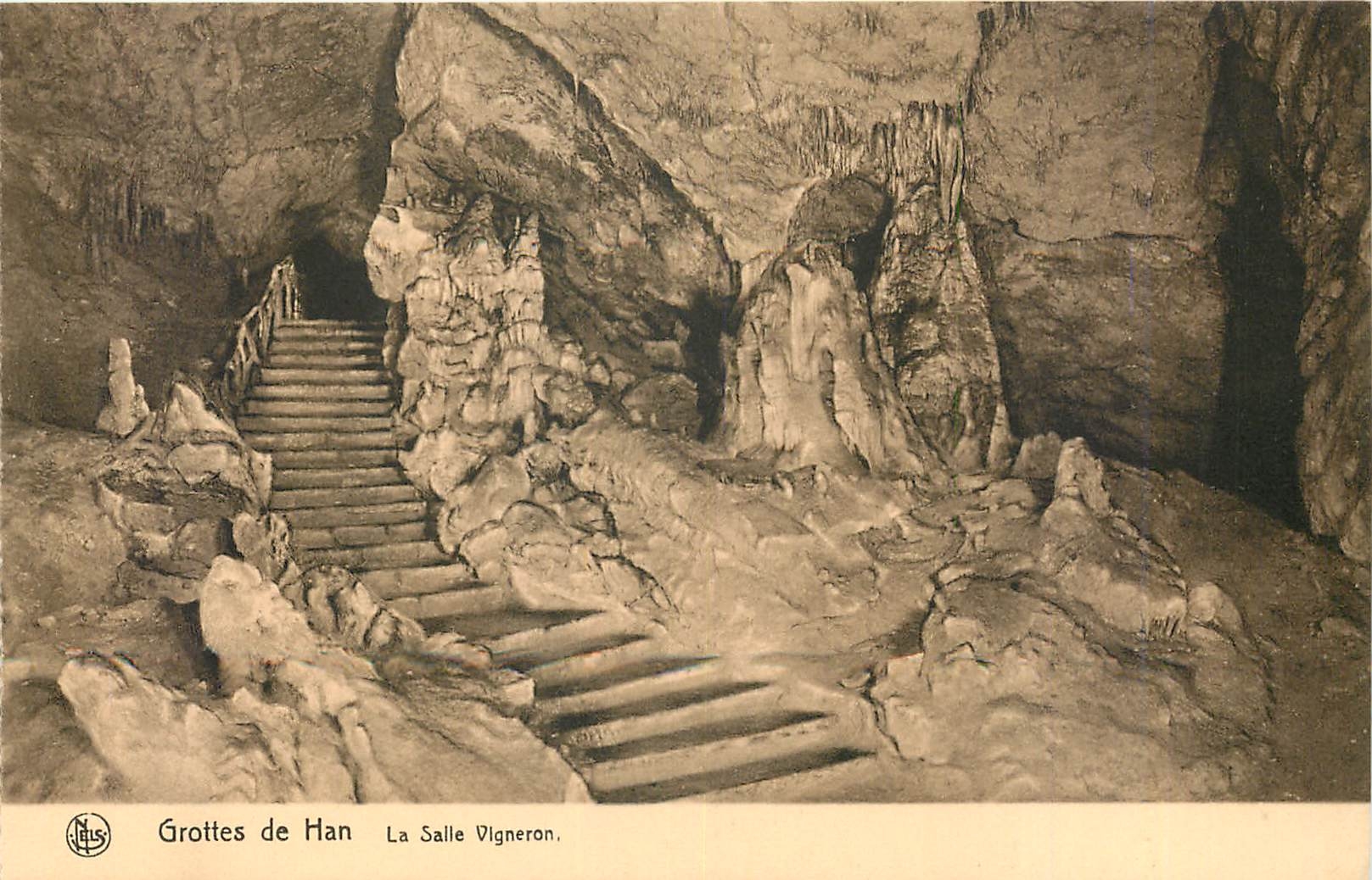 CPA Grottes de Han La Salle Vigneron