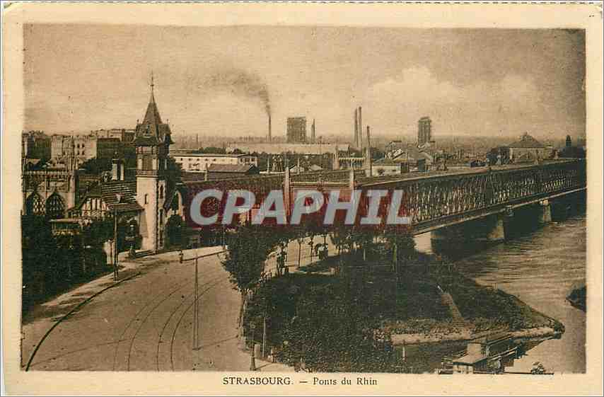 CPA Strasbourg - Ponts du Rhin