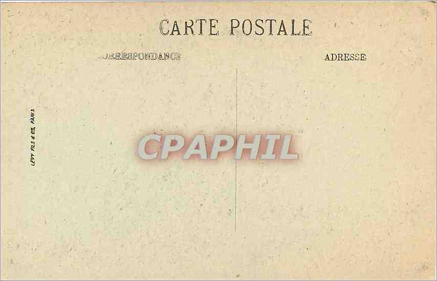 CPA Chinon - le Château  le Pont et la Tour de l'Horloge — Rückseite