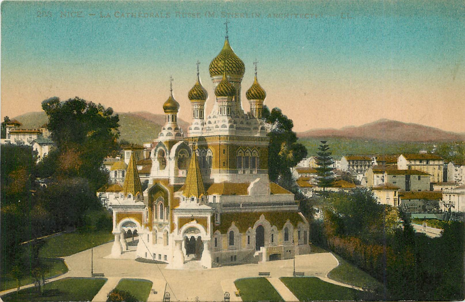 CPA Nice La Cathedrale Russe Russie Russia