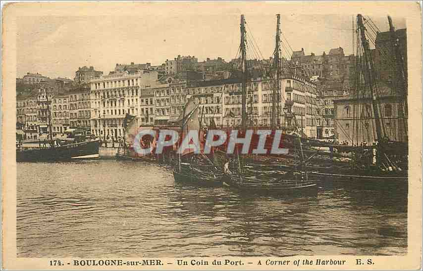 Boulogne-sur-Mer — Un Coin du Port — E.S. n°174