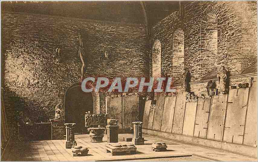 CPA Gand -Abbaye de Saint-Bavon Musee lapidaire etabli dans l'ancien refectoire cote occidental