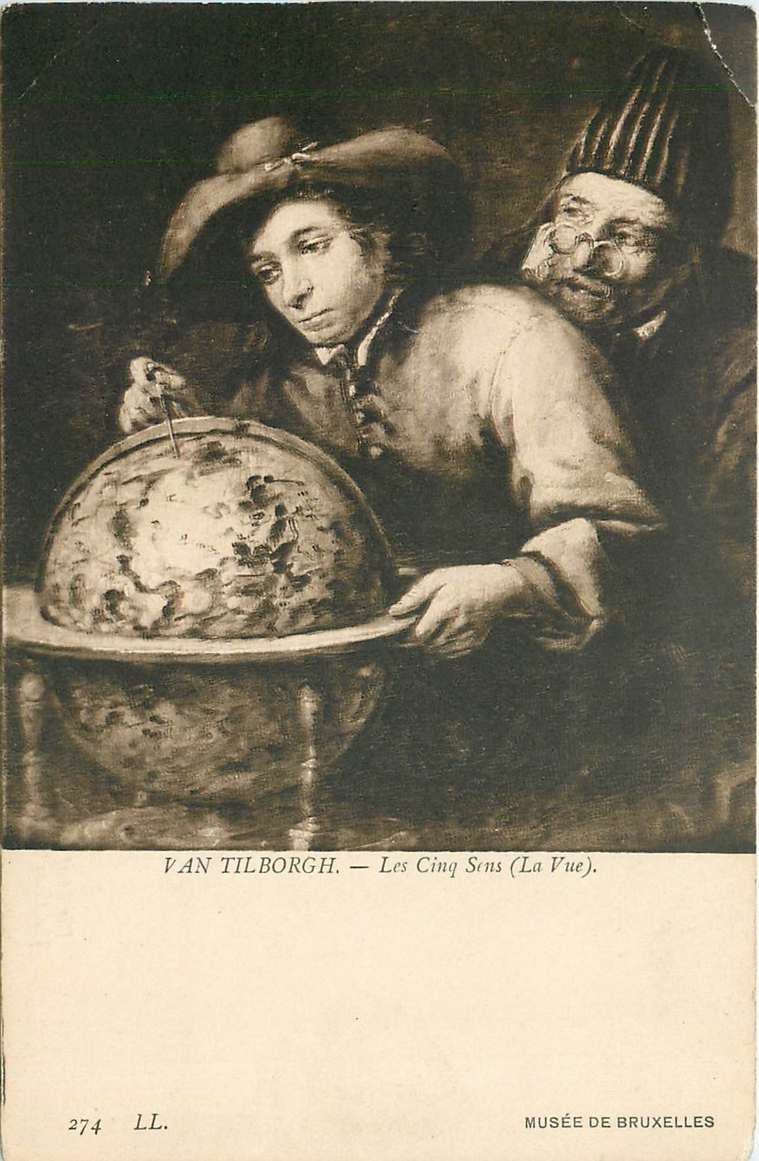 CPA Musee de Bruxelles Van Tilborgh Les cinq Sens