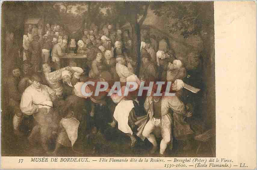 CPA Musee de Bordeaux - Fete Flamande dite de la Rosiere
