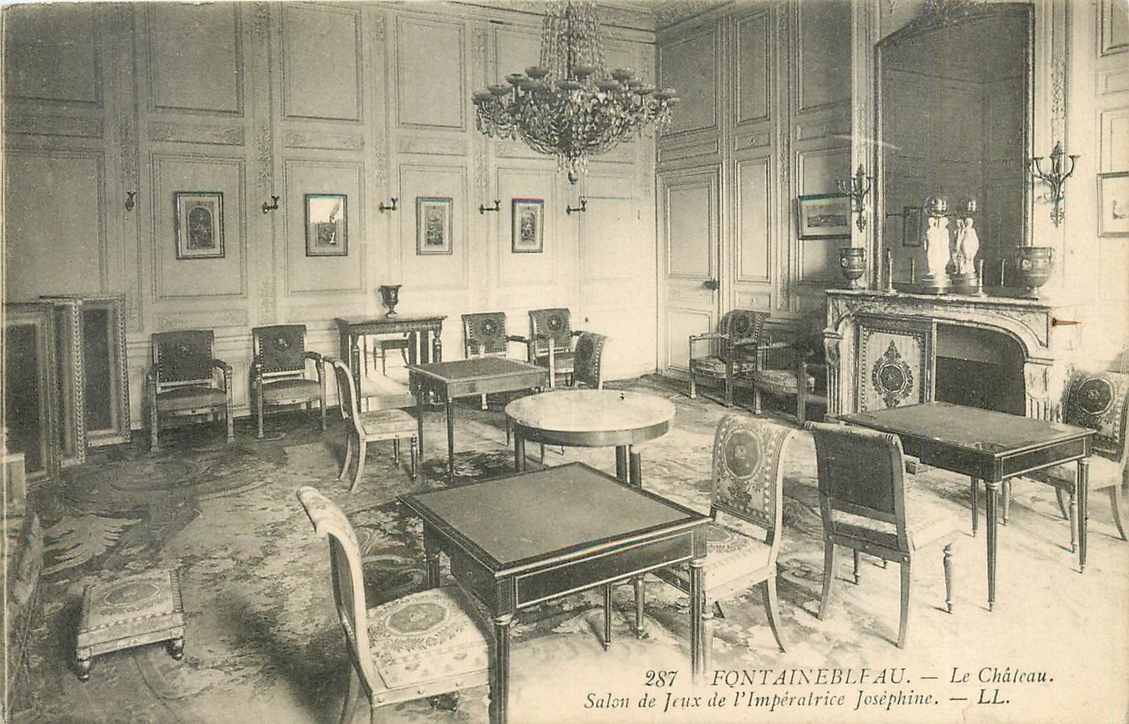 Salon de Jeux der Kaiserin Joséphine — Das Schloss — Fontainebleau — LL — n°287