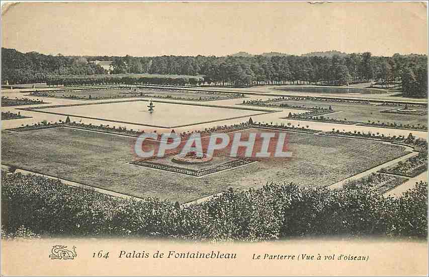 Palacio de Fontainebleau — El Parterre (Vista aérea) — n° 164