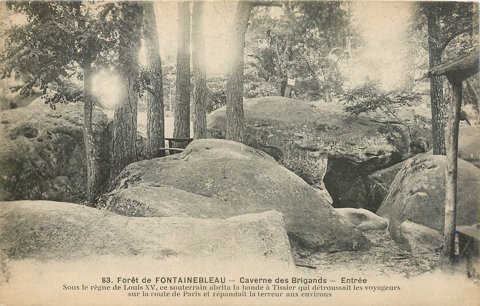Forêt de Fontainebleau — Caverne des Brigands — Entrée