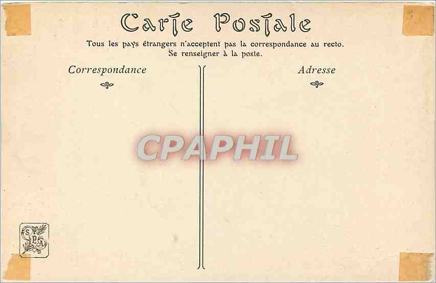CPA Salon La Carmagnole  par William Col — Rückseite