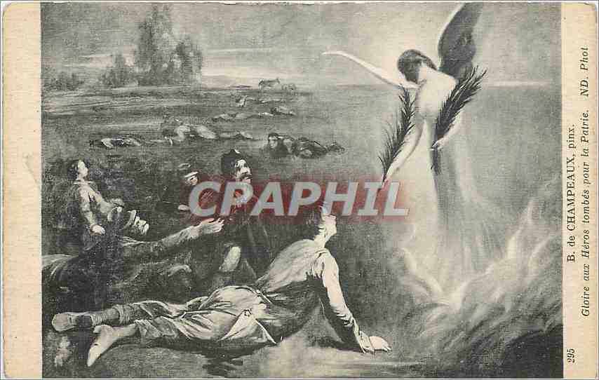 Gloire aux Héros tombés pour la Patrie — B. de Champeaux, n°295