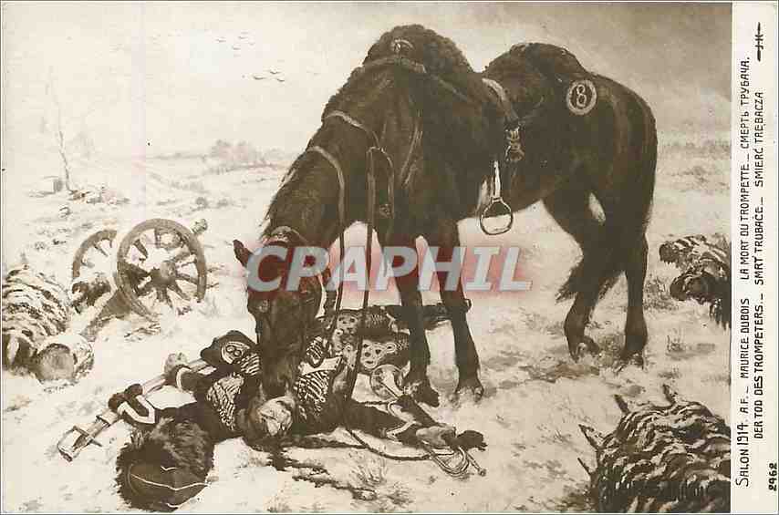 CPA Salon - Maurice Dubois  La Mort Du Trompette
