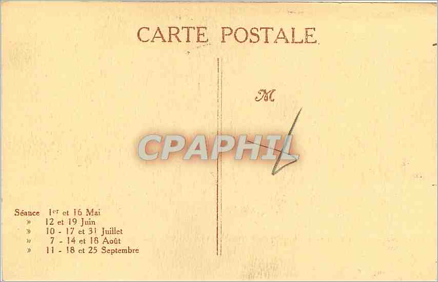 CPA Le Coryphee La passion a Beaucourt Territoire de Belfort — Rückseite