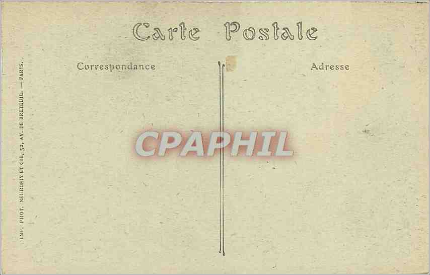 CPA Rouen Eglise Saint-Maclou - Porte centrale  panneau superieur  par Jean Goujon — Rückseite