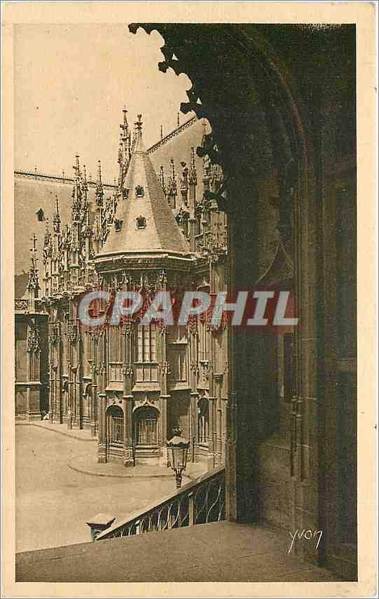 CPA Rouen Detail du Palais de Justice