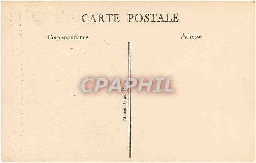 CPA Rouen - Eglise St-Ouen — Verso