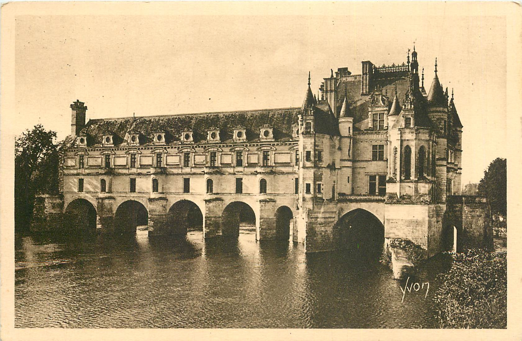 CPA Chenonceaux -Le Château. Façade Nord-Est