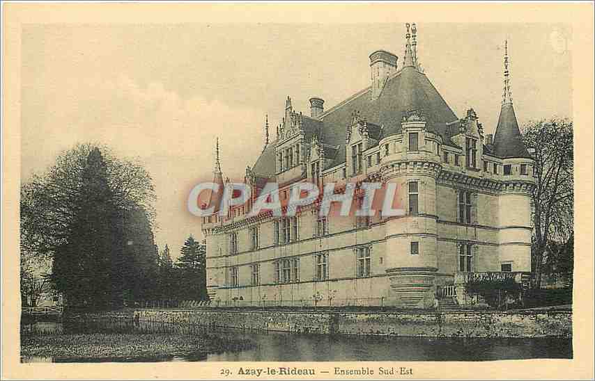 CPA Azay-le-Rideau - Ensemble Sud-Est