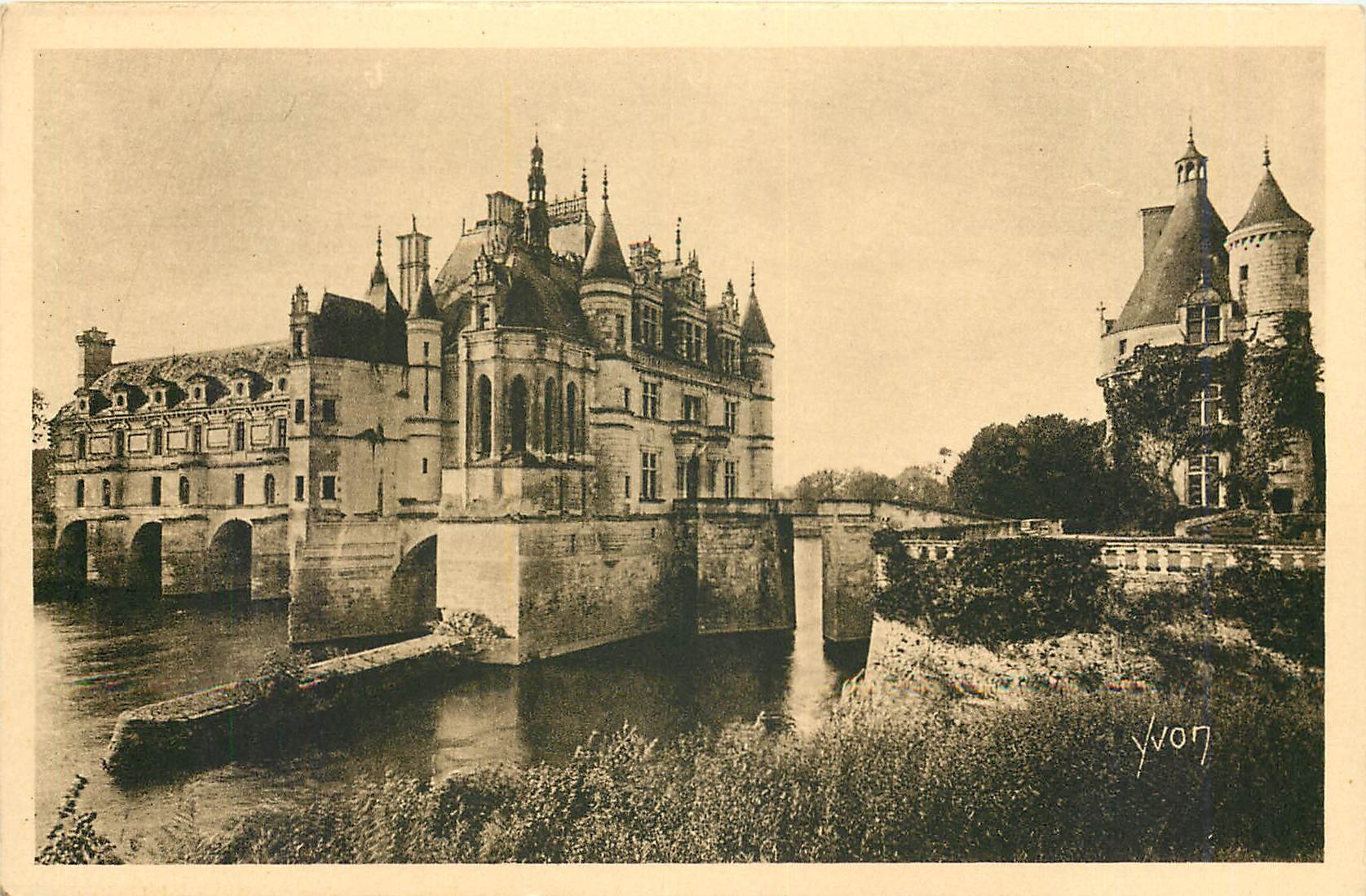 CPA Chenonceaux -Le Château. Façade Nord-Est
