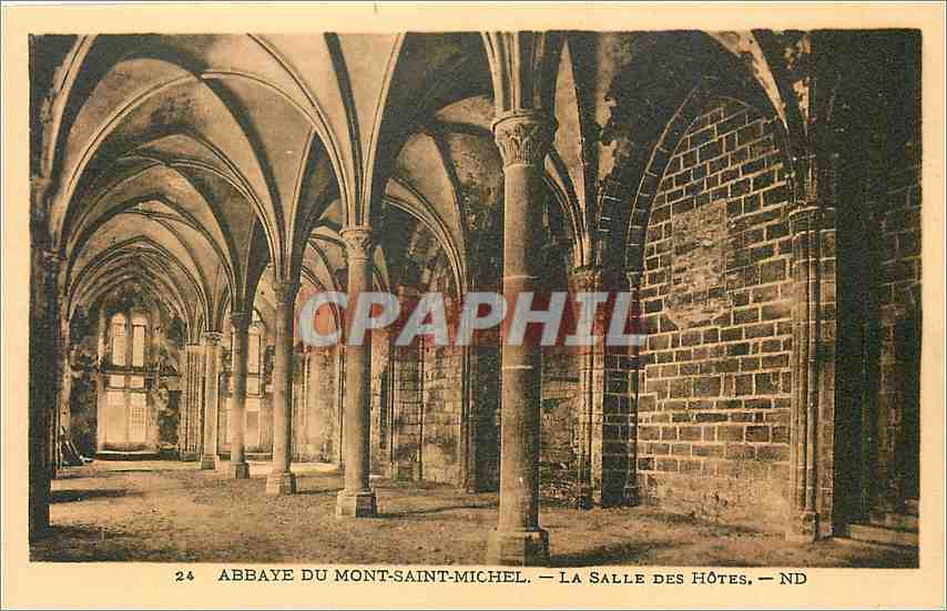 Abtei Mont-Saint-Michel — Die Gästezimmer — ND