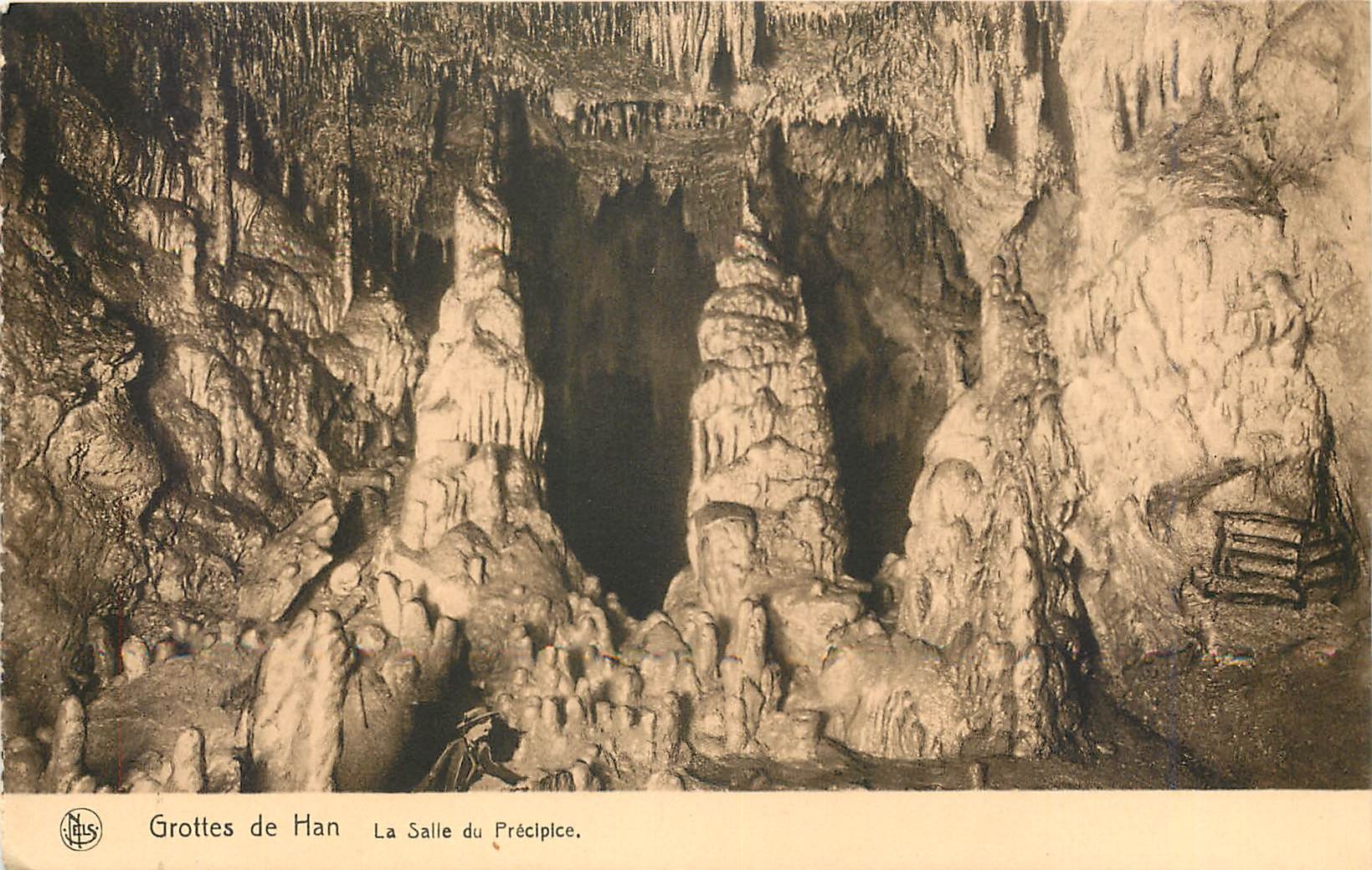 CPA Grotte de Han la salle du percipice