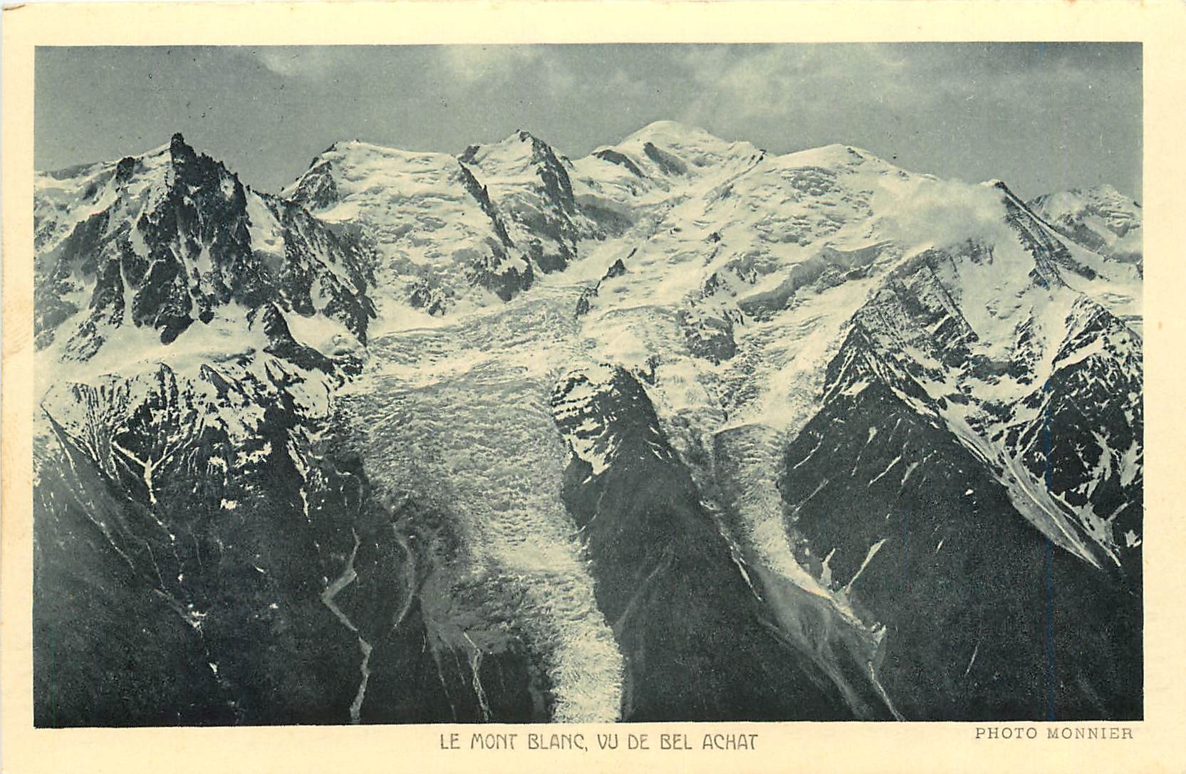 CPA Le Mont Blanc vu de Bel Achat