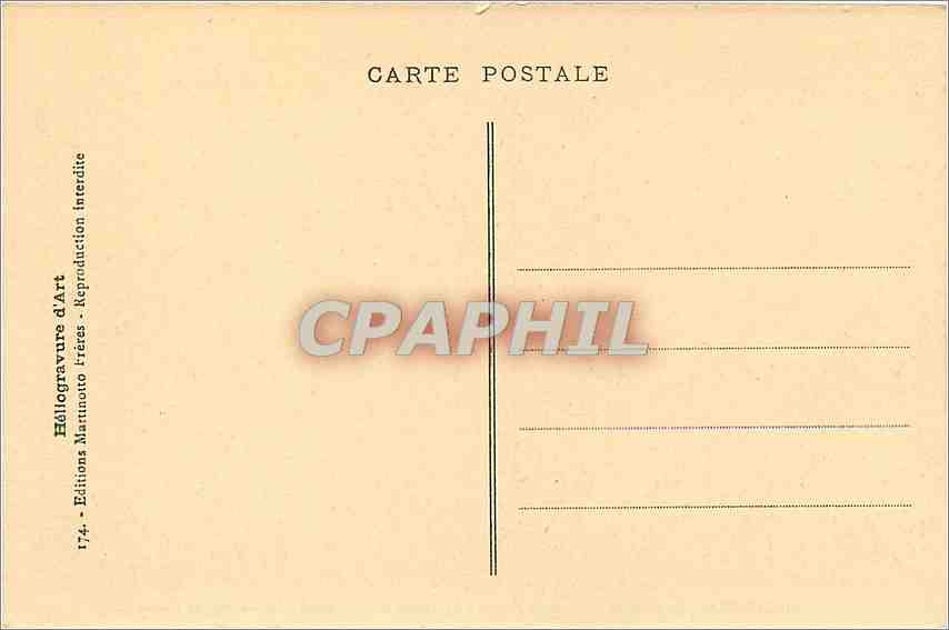CPA Grenoble le Pont de la Porte de France le jardin des Dauphins le casque de Neron — Rückseite