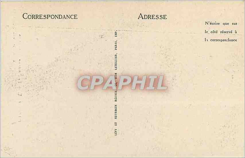CPA Carpeaux le Pecheur Napolitain musee de Valenciennes — Back