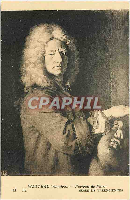 CPA Watteau Antoine portrait de Pater musee de Valenciennes