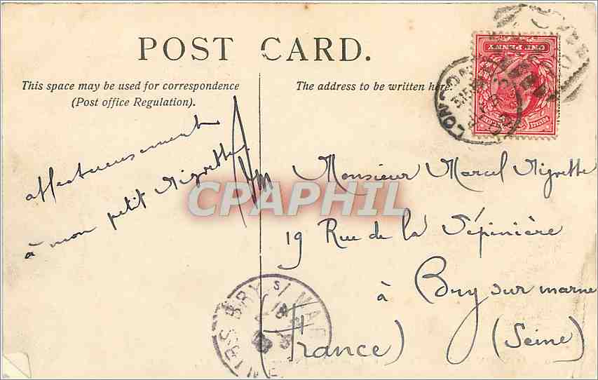 CPA London E C the tower of London and Tower Bridge — Verso