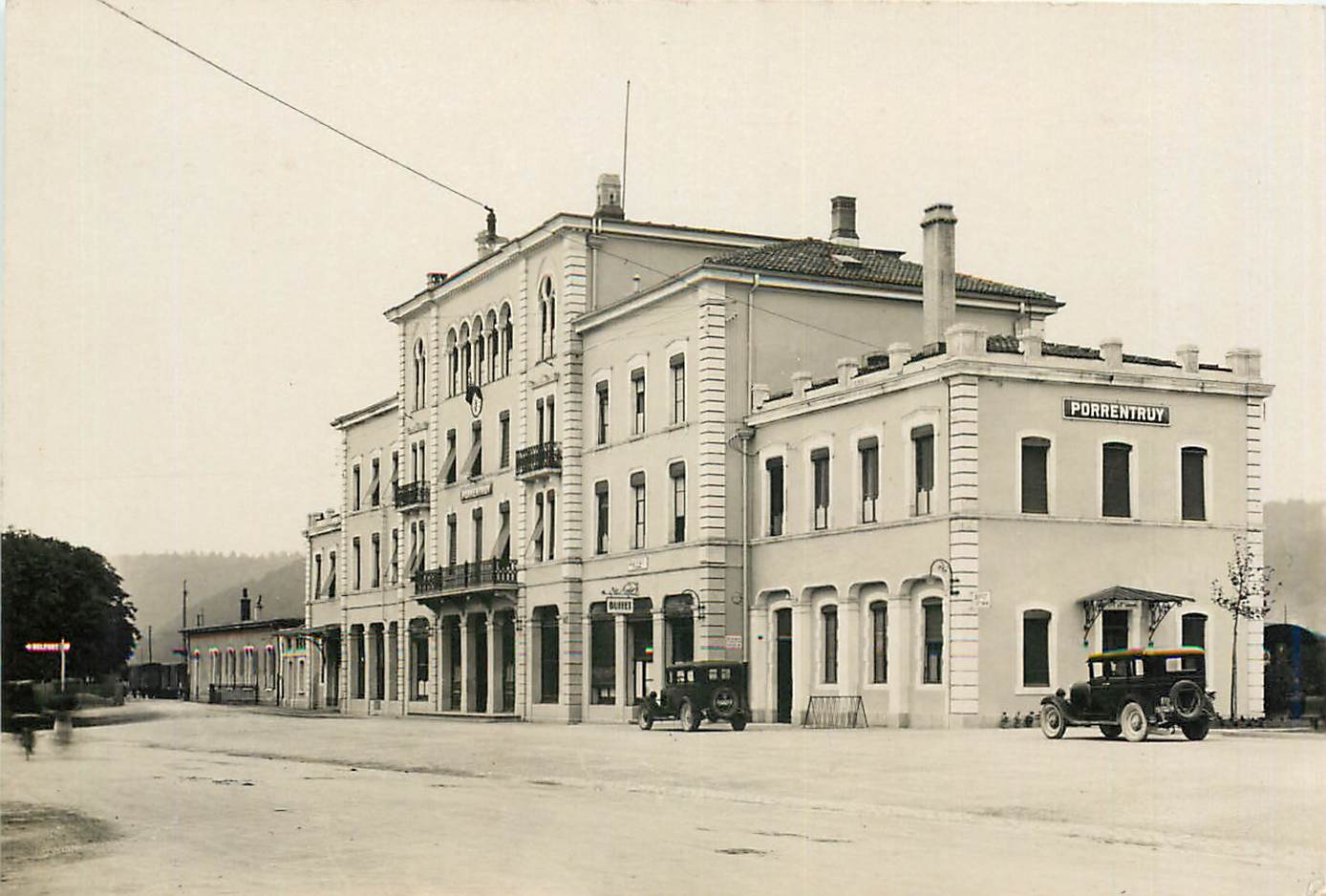 CARTE PHOTO Gare Porrentruy