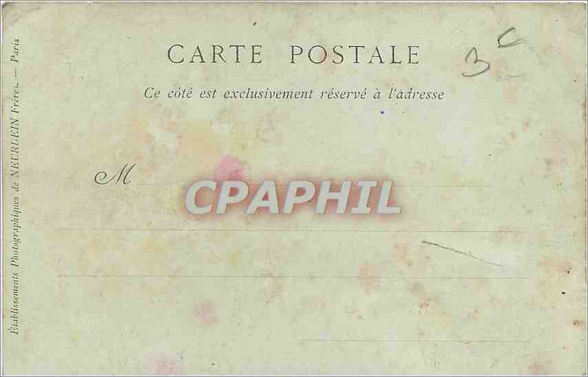 CPA environs d'Arromanches-les-Bains l'eglise de Ver — Rückseite