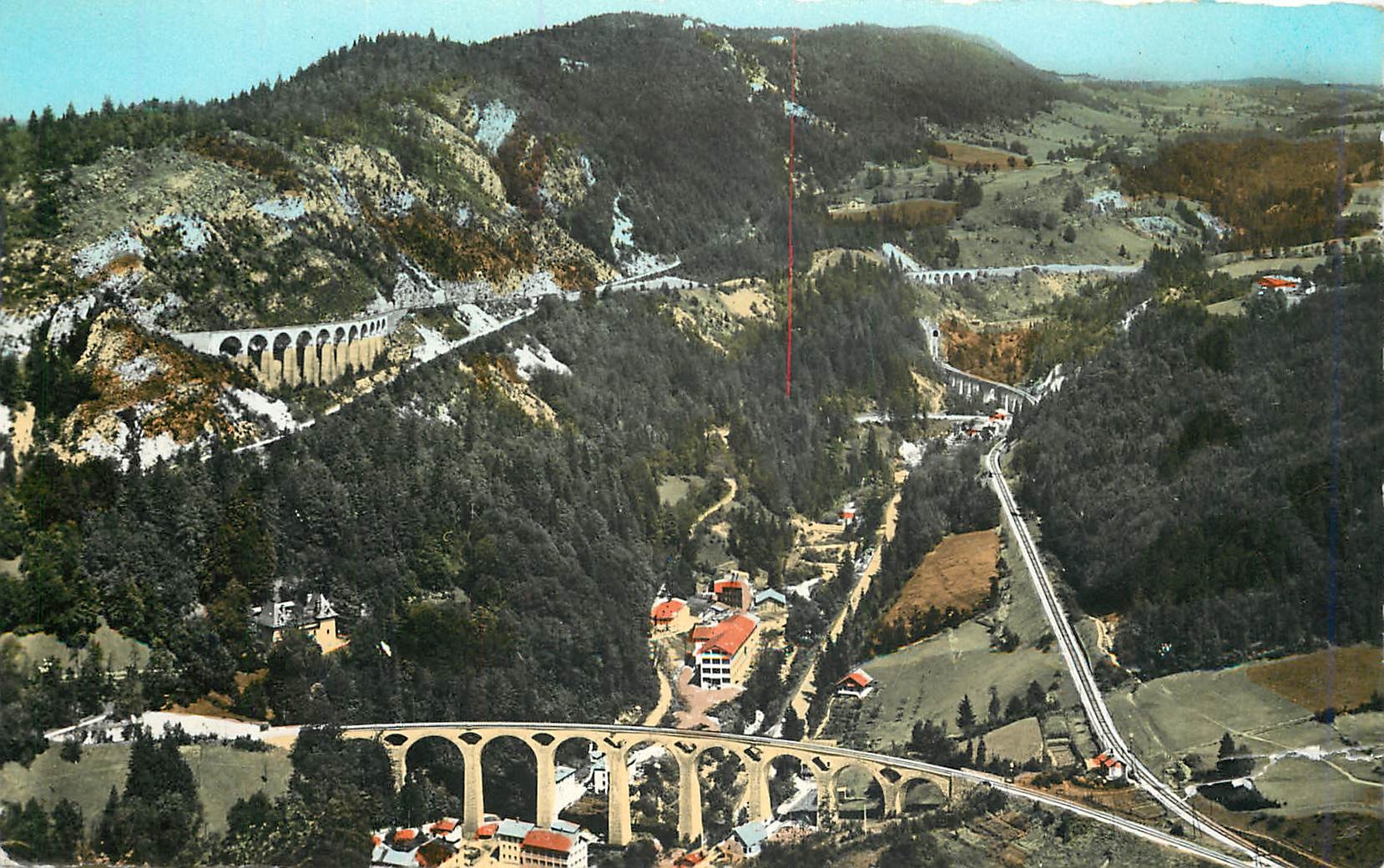 CPM Morez Jura les quatre viaducs