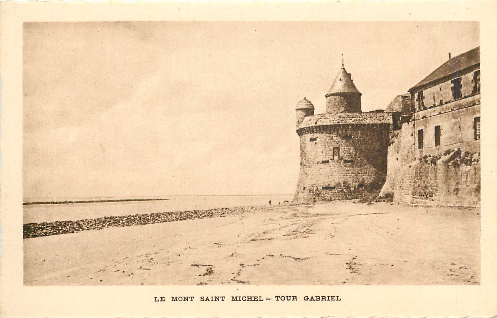 CPA le mont Saint Michel tour gabriel