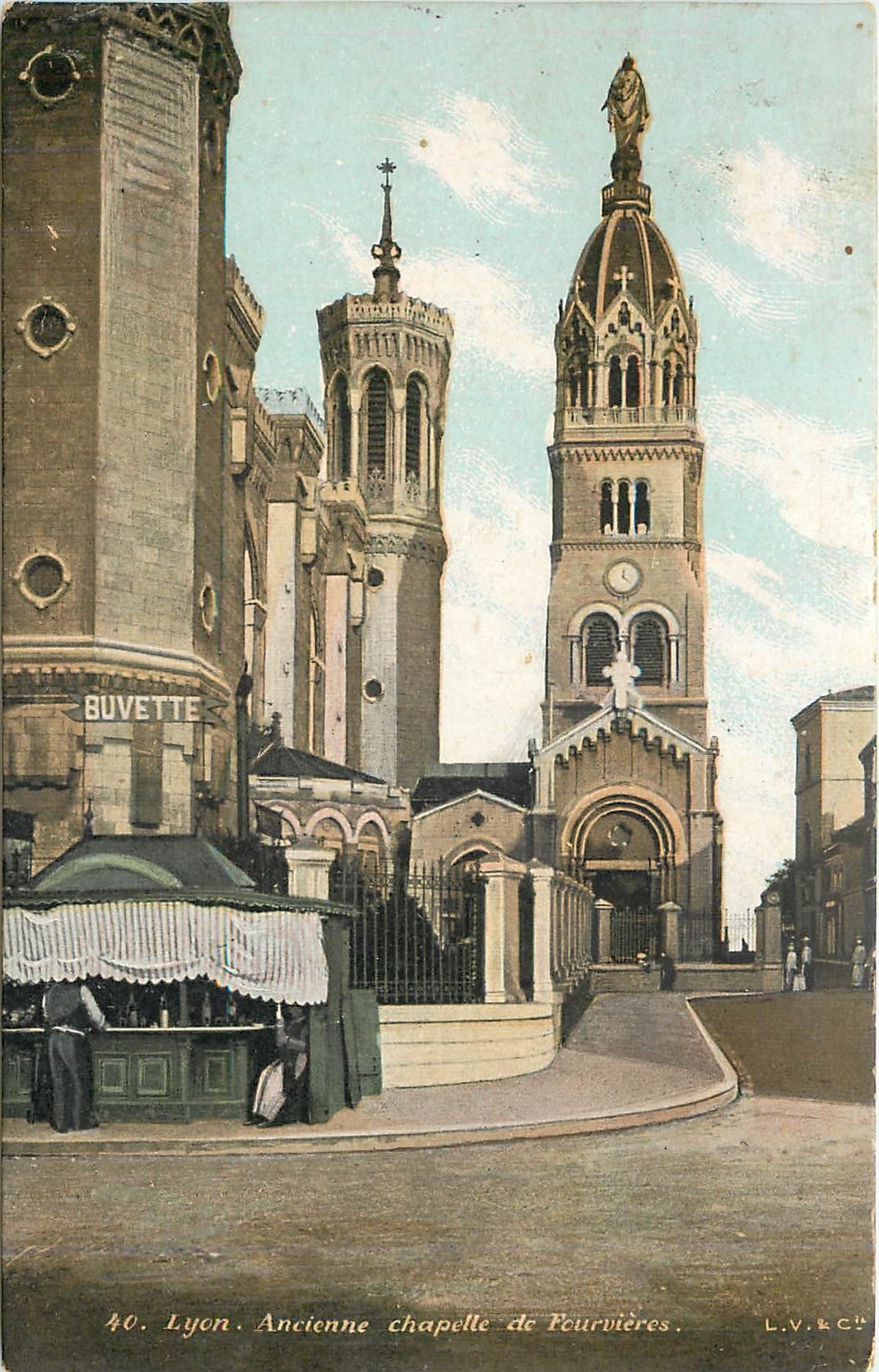 CPA Lyon ancienne chapelle de Fourviere
