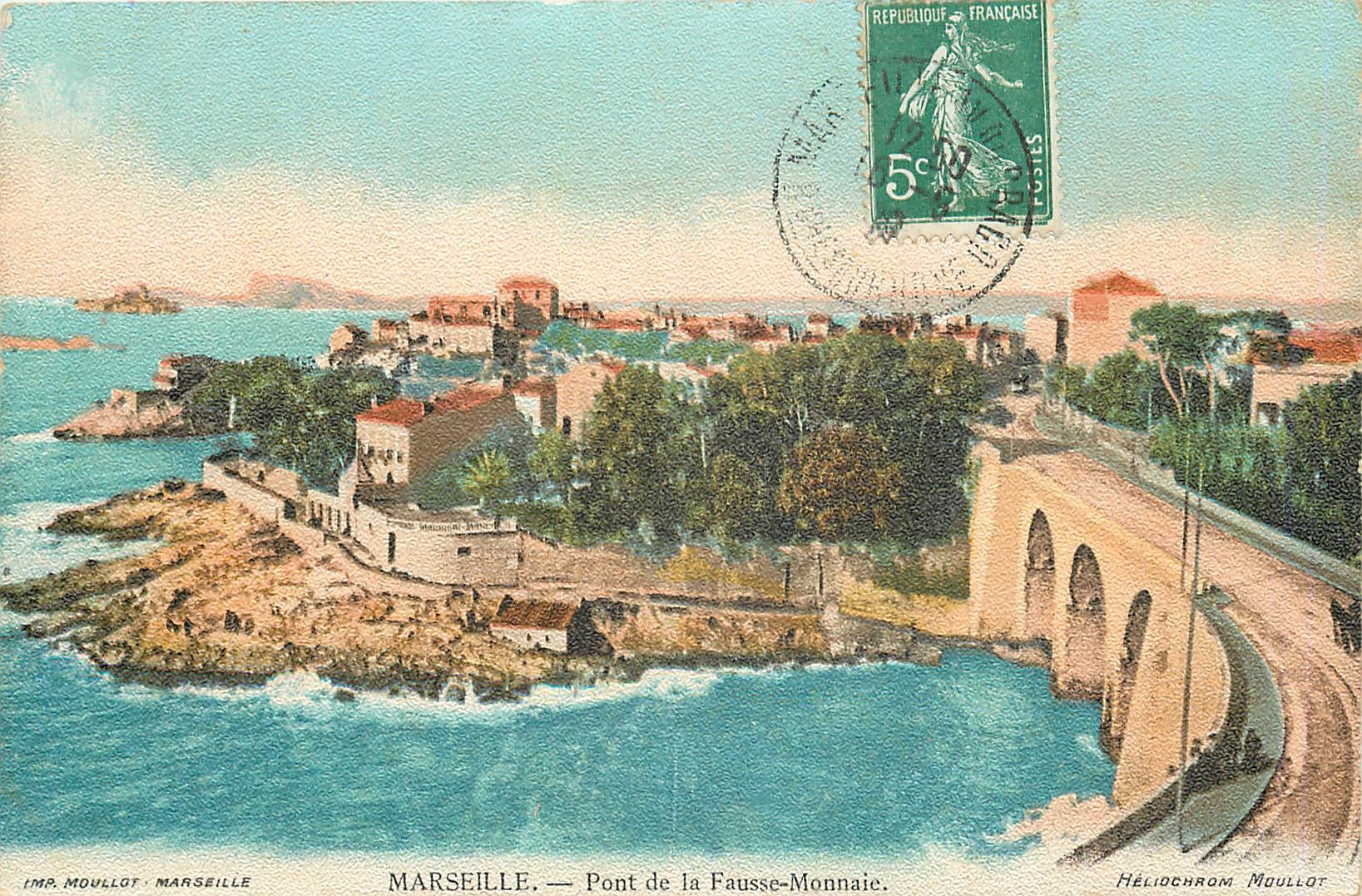 Marseille — Pont de la Fausse-Monnaie — Héliochrom Moullot