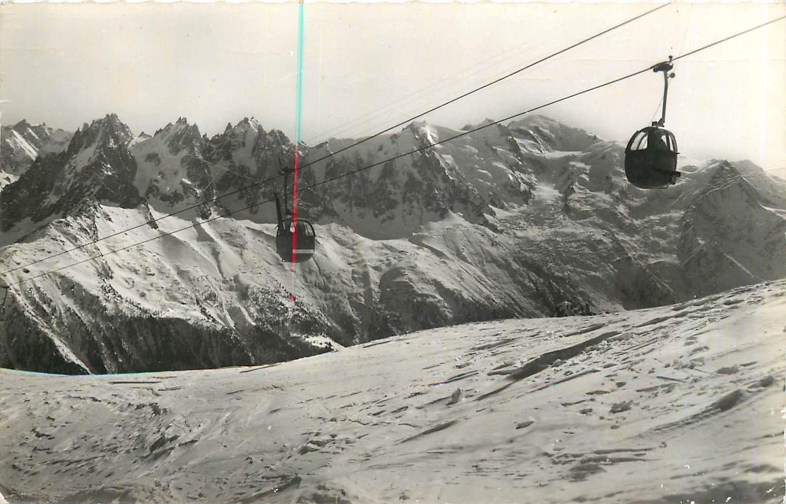 CPM Super-Chamonix la flegere Telecabine