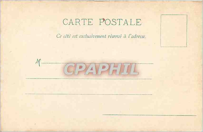 CPA Cannes ils St-Honorat Château et l'abbaye — Rückseite
