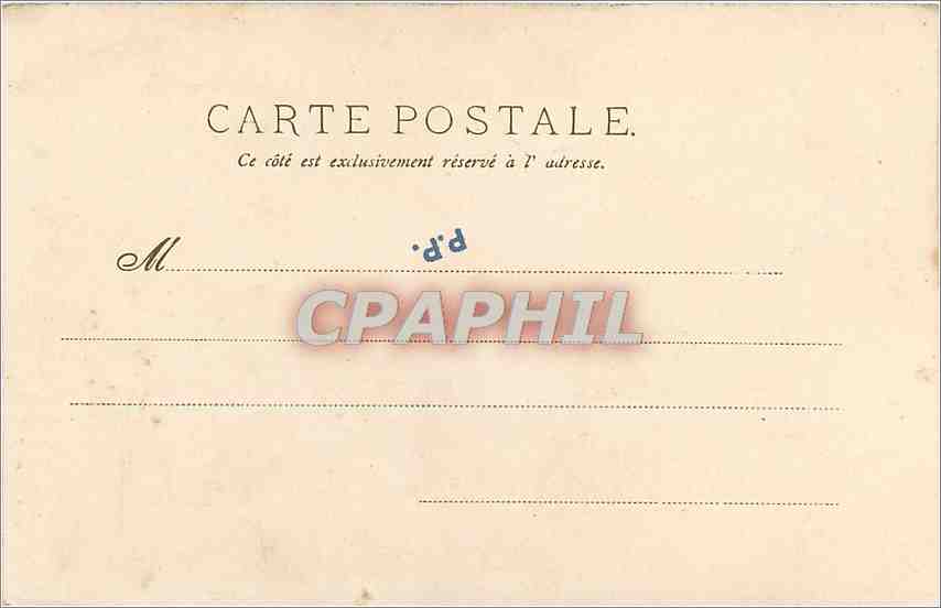 CPA Chocolat Debauve et Gallais 30 rue des Saint-Pere Paris Bateau — Rückseite