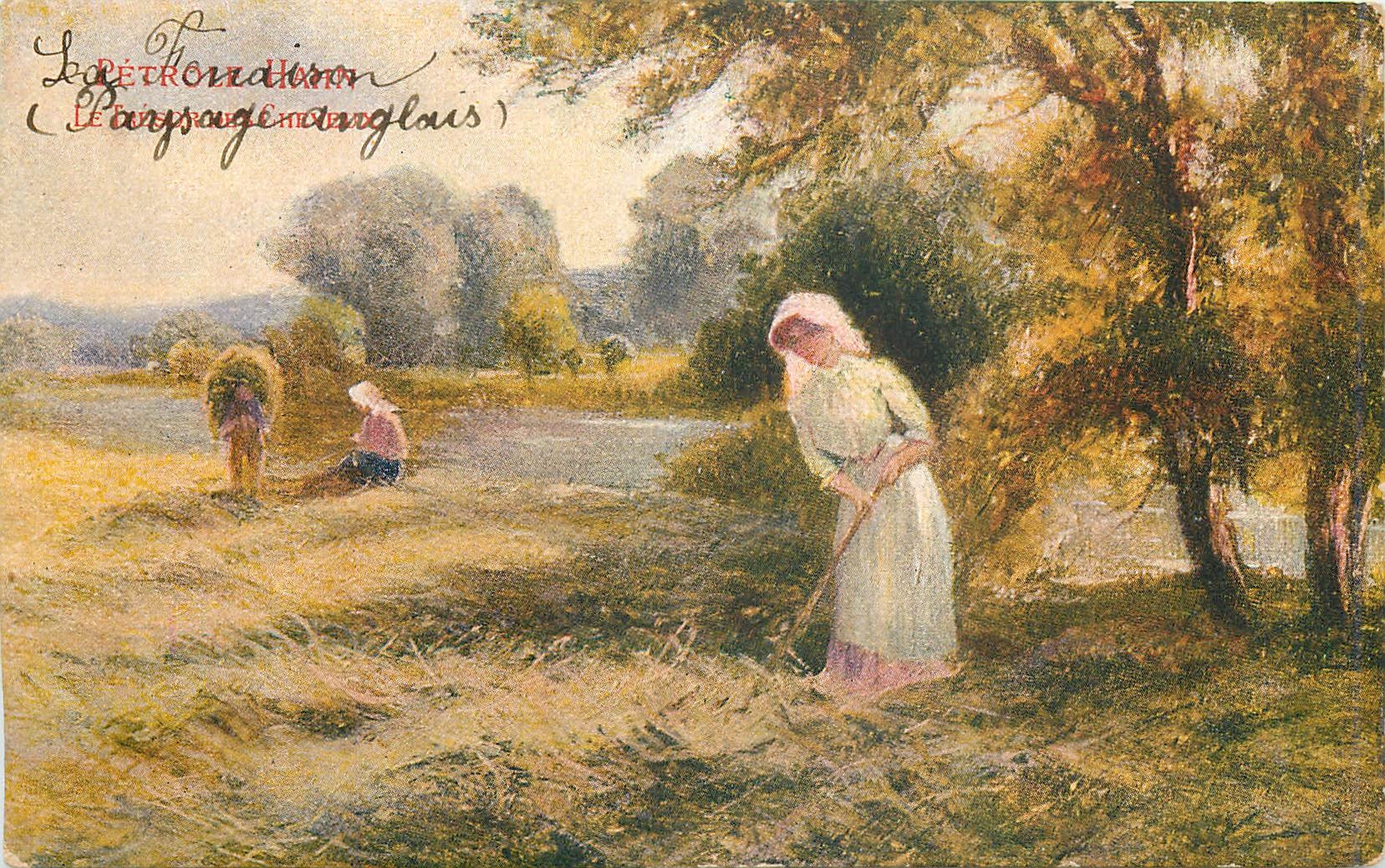 CPA La Fenaison paysage anglais