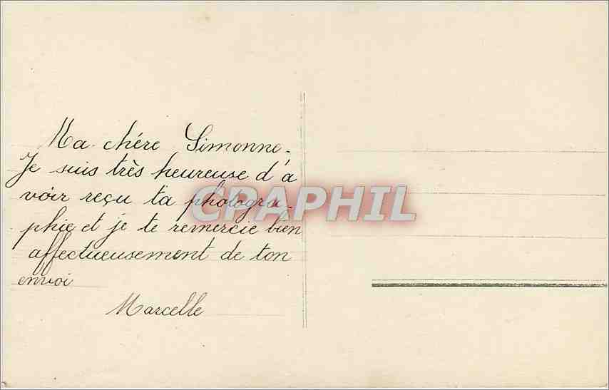 CPA Enfant — Verso