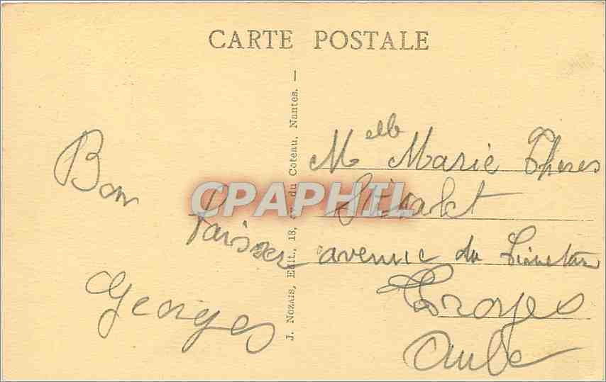CPA Cote d'emeraude Cancale vue generale — Rückseite