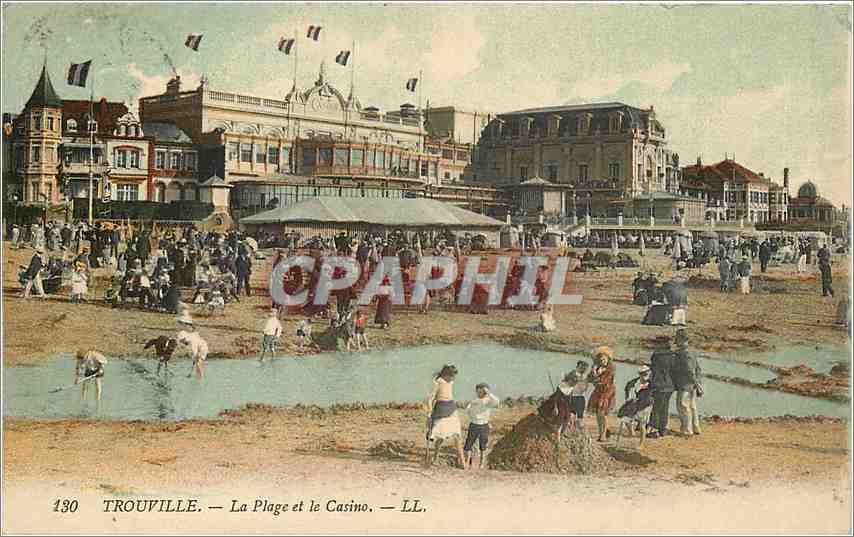 CPA Trouville la plage et le casino