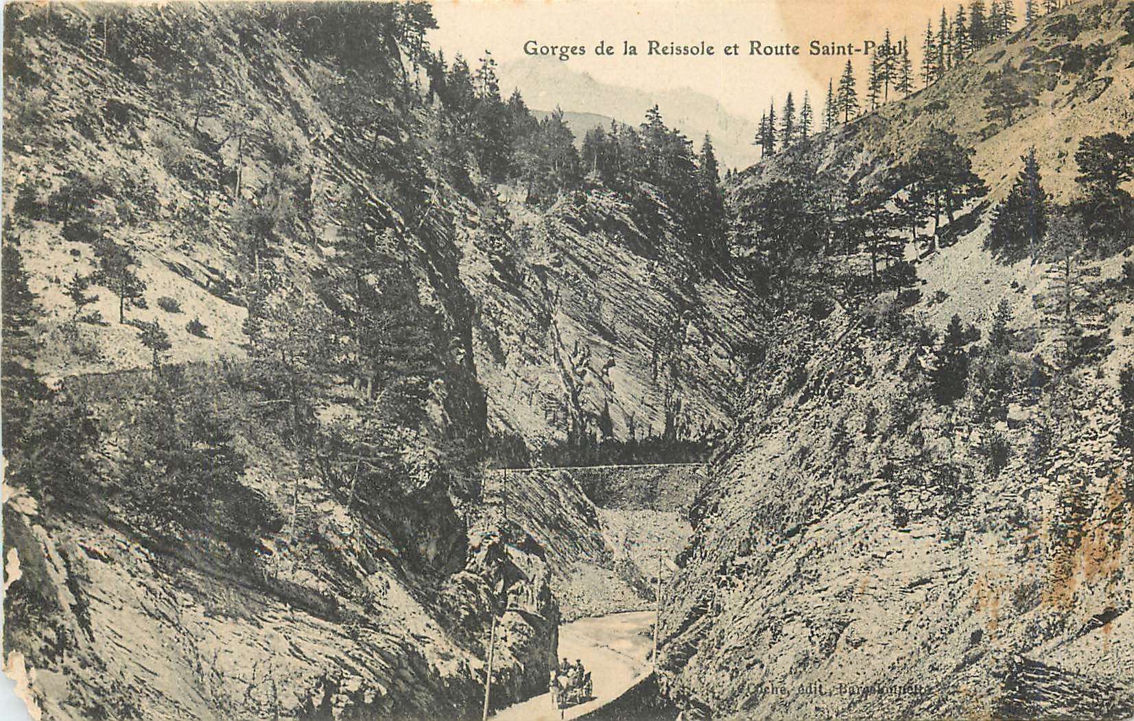 CPA Gorges de la Reisole et route Saint-Paul