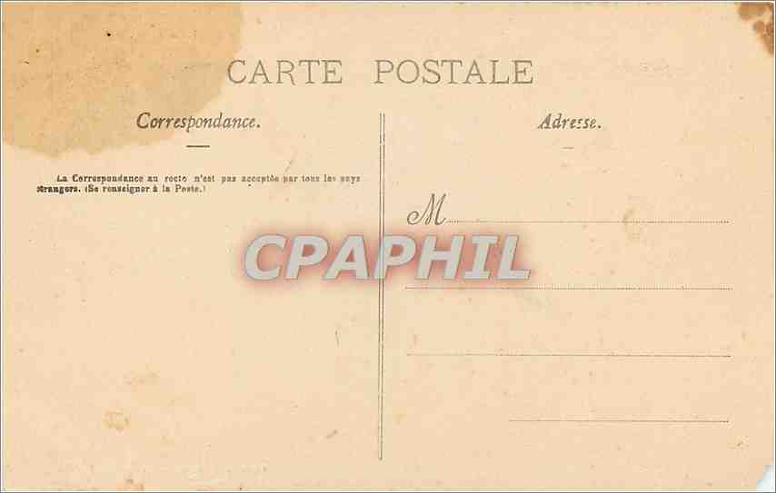 CPA Gorges de la Reisole et route Saint-Paul — Rückseite