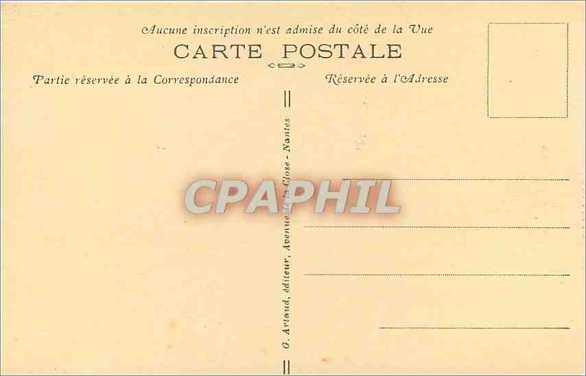 CPA Bagnoles de l'Orne chapelle St-Jean-Baptiste — Rückseite
